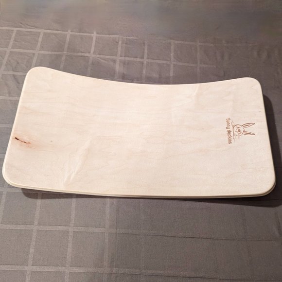 EUC Bunny Hopkins Wobble Board (Starter Size, Honey Maple Wood)